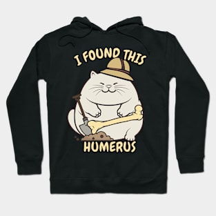 I found this humerus - sumo cat Hoodie